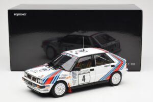 Lancia Delta HF 4WD #4 M. Alen / I. Kivimaki Martini Rally 1000 Lakes 1987 Kyosho 1:18 08960B Metall — Bild 8 von 8