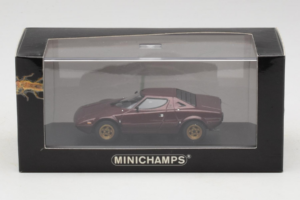 Lancia Stratos Burgunderrot Minichamps 1:43 LANCIA001 Metall — Bild 4 von 4