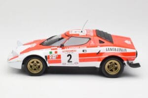 Lancia Stratos HF #2 J-B. Andruet / Biche Winners Tour de Corse 1974 Minichamps 1:18 155741702 Metall — Bild 3 von 6