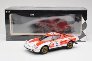 Lancia Stratos HF #2 J-B. Andruet / Biche Winners Tour de Corse 1974 Minichamps 1:18 155741702 Metall — Bild 6 von 6