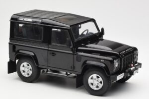 Land Rover Defender 90 Santorini Schwarz Metallic Kyosho 1:18 08901BK Metall — Bild 6 von 8