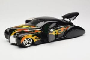 Lincoln Zephyr Scrape Custom Schwarz mit Flammen Hot Wheels 1:18 57319 Metall — Bild 2 von 8