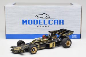 Lotus 72D #5 E. Fittipaldi John Player Special GP Spain 1972 MCG 1:18 MCG18610F Metall — Bild 6 von 6