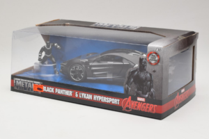 Lykan HyperSport Black Panther Mit Figur Metals Diecast 1:24 99723 Metall — Bild 3 von 3