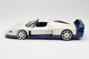 Maserati MC12 Weiß Blau Hot Wheels 1:18 G7158 Metall — Bild 4 von 8