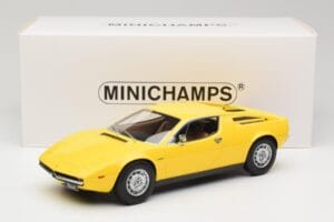 Maserati Merak Gelb Minichamps 1:18 107123760 Resin — Bild 6 von 6