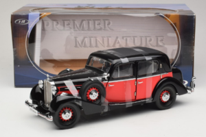 Maybach SW35 Hardtop Schwarz Rot Premier Miniature 1:18 PM-38208 Metall — Bild 6 von 6