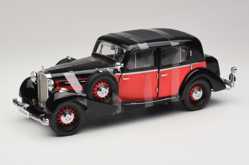 Maybach SW35 Hardtop Schwarz Rot Premier Miniature 1:18 PM-38208 Metall
