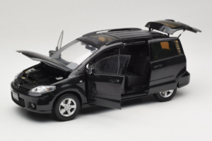 Mazda 5 Schwarz Paudi 1:18 2169BK Metall — Bild 2 von 8
