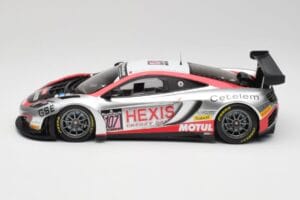 McLaren 12C GT3 Hexis Racing #107 O. Panis / F. Cazenave 24 Hours of Spa 2013 Minichamps 1:18 151131397 Metall — Bild 3 von 6