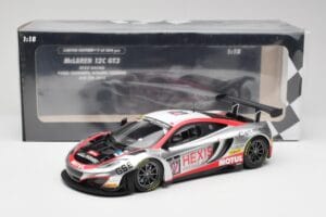 McLaren 12C GT3 Hexis Racing #107 O. Panis / F. Cazenave 24 Hours of Spa 2013 Minichamps 1:18 151131397 Metall — Bild 6 von 6