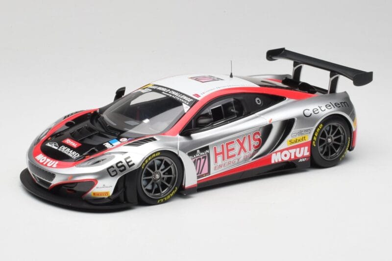 McLaren 12C GT3 Hexis Racing #107 O. Panis / F. Cazenave 24 Hours of Spa 2013 Minichamps 1:18 151131397 Metall