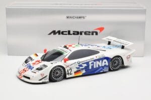 McLaren F1 GTR BMW Motorsport #42 J. Lehto / S. Soper / N. Piquet 24 Hours of Le Mans 1997 Minichamps 1:18 530133742 Metall — Bild 8 von 8