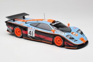 McLaren F1 GTR Gulf #41 P. Gounon / S. Oloffson 24 Hours of Le Mans 1997 Minichamps 1:18 530133741 Metall — Bild 6 von 8