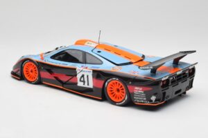 McLaren F1 GTR Gulf #41 P. Gounon / S. Oloffson 24 Hours of Le Mans 1997 Minichamps 1:18 530133741 Metall — Bild 7 von 8