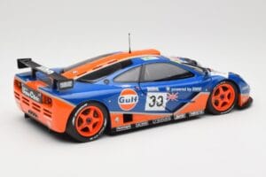 McLaren F1 GTR Gulf Racing #33 S. Bellm / A. Weaver / J. Lehto 24 Hours of Le Mans 1996 Minichamps 1:18 530133633 Metall — Bild 3 von 8