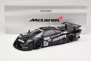 McLaren F1 GTR Gulf Team Davidoff #41 T. Bscher / E. Pirro / R. Capello 24 Hours of Le Mans 1998 Minichamps 1:18 530133841 Me — Bild 8 von 8
