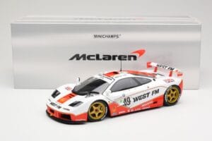 McLaren F1 GTR West Competition #49 J. Nielsen / J. Mass / T. Bscher 24 Hours of Le Mans 1995 Minichamps 1:18 530133549 Metal — Bild 8 von 8