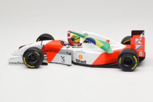 McLaren MP4/8 Ford #8 A. Senna Winner European GP Donington 1993 Minichamps 1:18 540931848 Metall — Bild 3 von 6