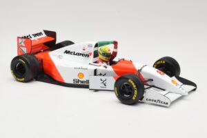 McLaren MP4/8 Ford #8 A. Senna Winner European GP Donington 1993 Minichamps 1:18 540931848 Metall — Bild 4 von 6