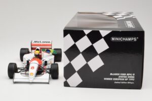 McLaren MP4/8 Ford #8 A. Senna Winner European GP Donington 1993 Minichamps 1:18 540931848 Metall — Bild 6 von 6