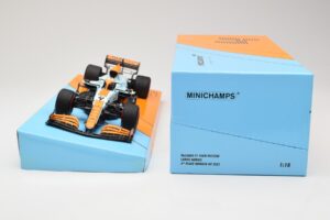 McLaren MCL35M #4 L. Norris 3rd Place Monaco GP 2021 Minichamps 1:18 533212402 Metall — Bild 6 von 6