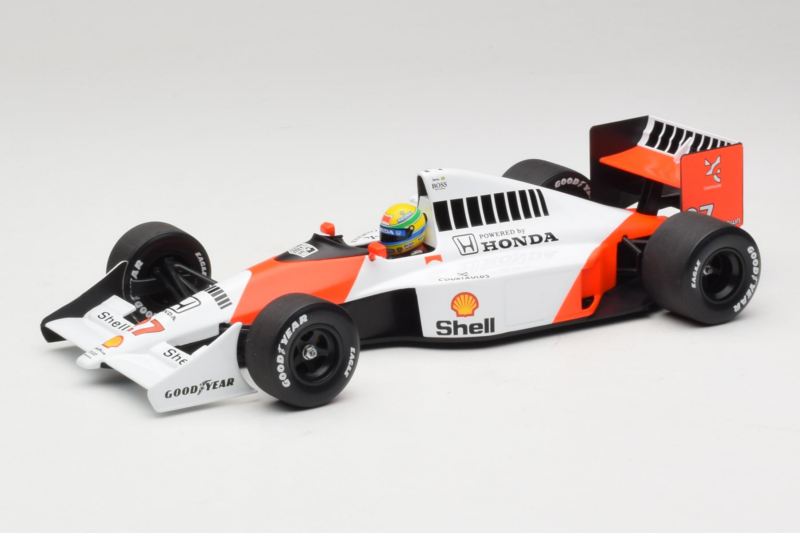McLaren MP4/5B Honda #27 A. Senna Marlboro McLaren F1 World Champion 1990 Minichamps 1:18 540901827 Metall