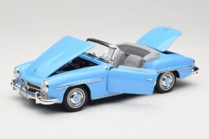 Mercedes 190 SL W121 Hellblau Norev 1:18 183400 Metall — Bild 2 von 8