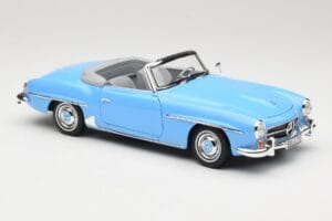 Mercedes 190 SL W121 Hellblau Norev 1:18 183400 Metall — Bild 6 von 8