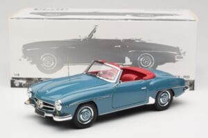 Mercedes 190 SL W121 Blau Minichamps 1:18 103037033 Metall — Bild 8 von 8