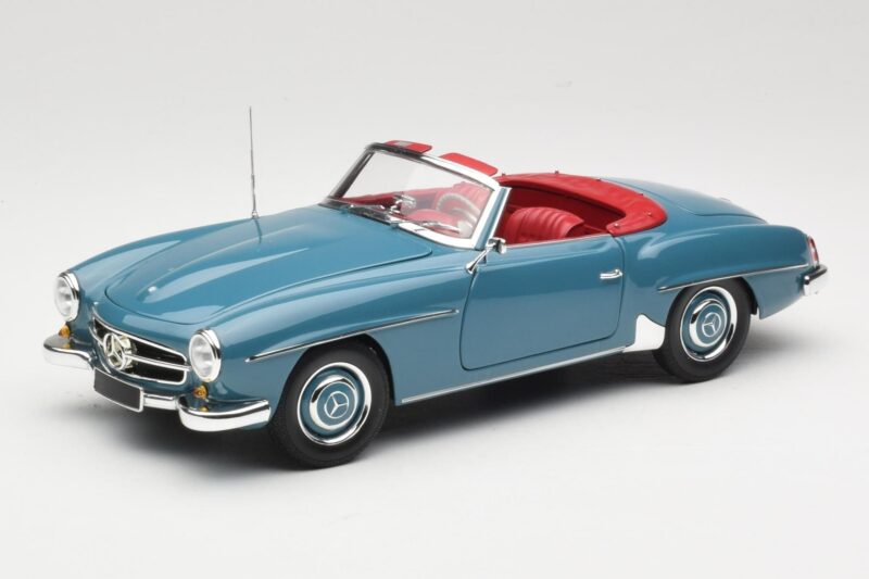 Mercedes 190 SL W121 Blau Minichamps 1:18 103037033 Metall