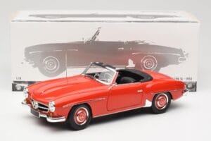 Mercedes 190 SL W121 Guards Red Minichamps 1:18 100037032 Metall — Bild 8 von 8