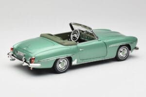 Mercedes 190 SL W121 Hellgrün Metallic Norev 1:18 183401 Metall — Bild 4 von 9