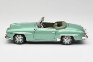 Mercedes 190 SL W121 Hellgrün Metallic Norev 1:18 183401 Metall — Bild 5 von 9