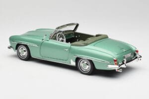 Mercedes 190 SL W121 Hellgrün Metallic Norev 1:18 183401 Metall — Bild 8 von 9