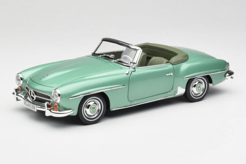 Mercedes 190 SL W121 Hellgrün Metallic Norev 1:18 183401 Metall