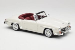 Mercedes 190 SL W121 Hellgrau Norev 1:18 B66040710 Metall — Bild 8 von 10