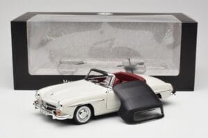 Mercedes 190 SL W121 Hellgrau Norev 1:18 B66040710 Metall — Bild 10 von 10