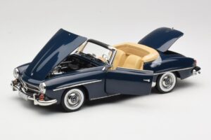 Mercedes 190 SL W121 Middle Blue Norev 1:18 183403 Metall — Bild 2 von 8