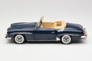 Mercedes 190 SL W121 Middle Blue Norev 1:18 183403 Metall — Bild 4 von 8