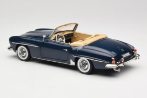 Mercedes 190 SL W121 Middle Blue Norev 1:18 183403 Metall — Bild 7 von 8