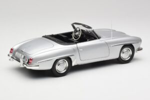 Mercedes 190 SL W121 Silber Grau Minichamps 1:18 100037031 Metall — Bild 3 von 8