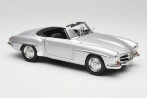 Mercedes 190 SL W121 Silber Grau Minichamps 1:18 100037031 Metall — Bild 6 von 8