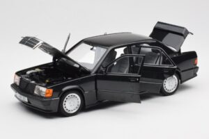 Mercedes 190E 2.3-16 W201 Schwarz Händler Edition Norev 1:18 B66040663 Metall — Bild 2 von 8