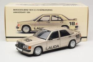 Mercedes 190E 2.3-16 W201 #1 N. Lauda Race of Champions Nurburgring 1984 AUTOart 1:18 88431 Metall — Bild 8 von 8