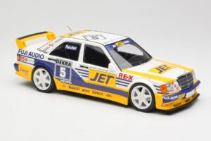 Mercedes 190E 2.5-16 EVO 1 W201 Team MS-Jet #5 M. Reuter DTM 1989 Minichamps 1:18 155893605 Metall — Bild 4 von 6