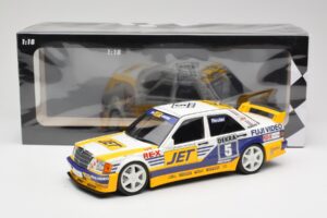 Mercedes 190E 2.5-16 EVO 1 W201 Team MS-Jet #5 M. Reuter DTM 1989 Minichamps 1:18 155893605 Metall — Bild 6 von 6