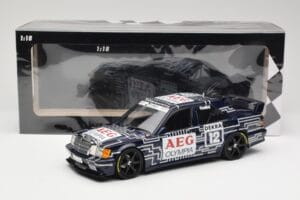 Mercedes 190E 2.5-16 EVO 1 W201 Team Snobeck #12 A. Cudini DTM 1989 Minichamps 1:18 155893612 Metall — Bild 6 von 6