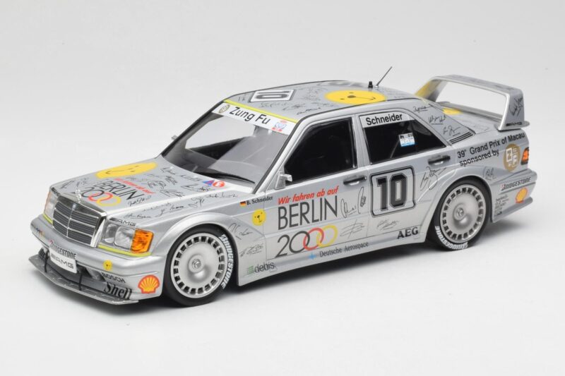 Mercedes 190E 2.5-16 EVO II W201 #10 Zung Fu B. Schneider Guia Race Macau 1992 Minichamps 1:18 155923610 Metall