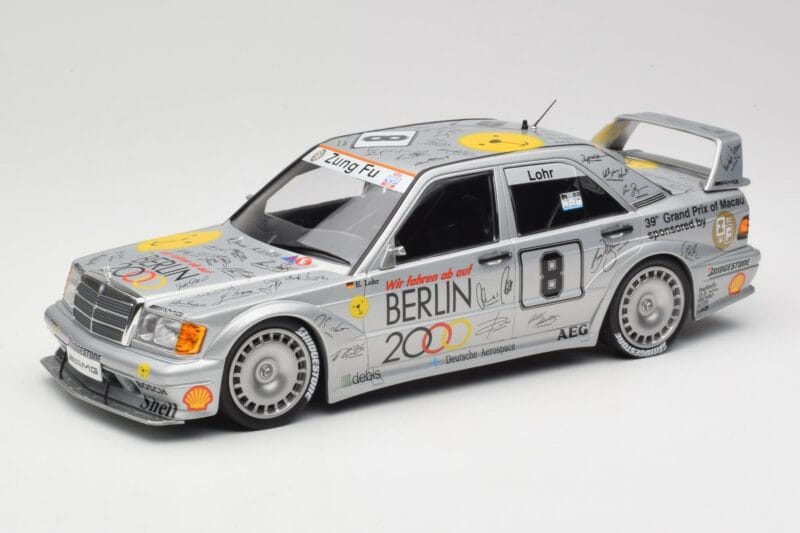 Mercedes 190E 2.5-16 EVO II W201 #8 Zung Fu E. Lohr Guia Race Macau 1992 Minichamps 1:18 155923608 Metall